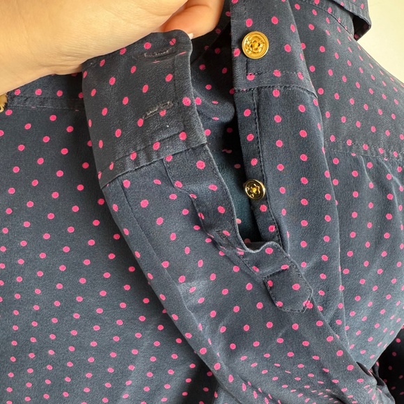 C Wonder Polka Dot Button Up Shirt - Picture 5 of 7